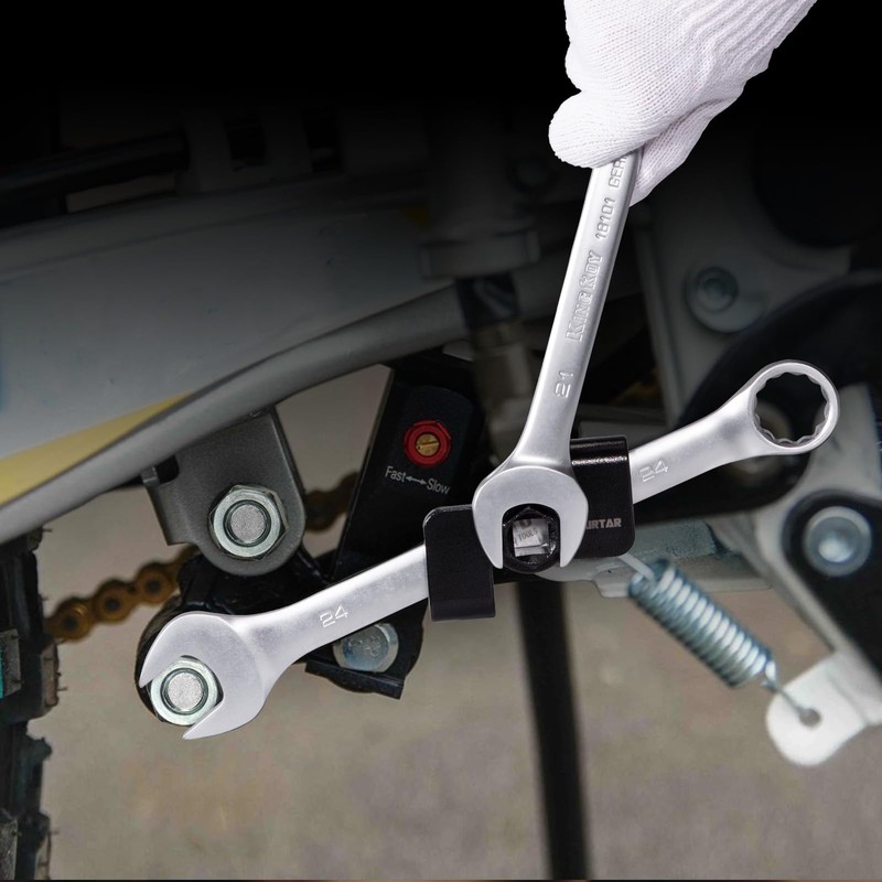Spurtar Wrench Extender Tool, Adjustable Wrench Extender Adapter for 1/2"