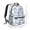 moremohome toile print backpack,coquette backpack,trendy backpack,aesthetic backpack,french style blue and