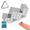 Samamoca Pack of 100 Small Square Magnetic Cubes, Strong Mini