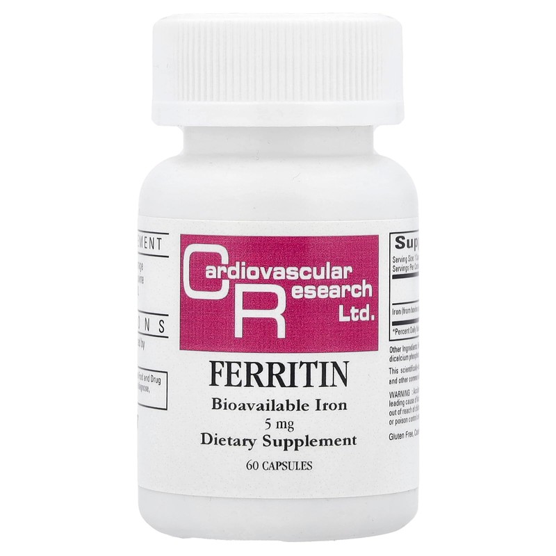 Cardiovascular Research Ferritin Capsules, 60 Count