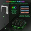 JDDWIN Switch 2 Controller Charging Dock, 4-in-1 Fast Charging Dock