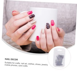 Minkissy 2bags Nail Art Decorations Rhinestone Charms for Diy Manicure Elegant Crystal for Home Salon Use for Creative Nail Designs