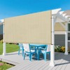 FLORALEAF 8'×12' Pergola Shade Cover Universal Replacement Canopy for Outdoor