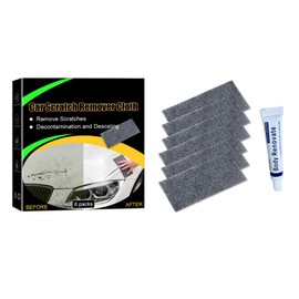 POKITA X Nanosparkle Cloth for Car Scratches – 6 Packs, Magic Polish Cloth for Light & Deep Scratches, Water Spots, Surface Repair – Suitable for All Vehicle