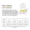 MGGMOKAY Fingerless Men's Half Finger Leather Drivers Gloves, Camel