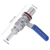 304 Stainless Steel Female Thread 1/2in Beer Kettle Ball Valve