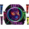 GLOW Arte Pintura Neón P/ Cuerpo Arte Fluorescente Luminoso  12