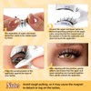 QUEWEL Magnetic Eyelashes with Applicator Soft 3D Magnetic Lashes Natural