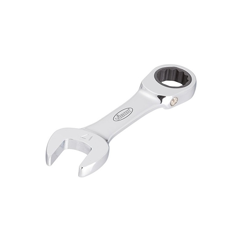 Vigor V2831 Ratcheting Wrench, Short Style 17 mm
