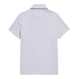 vineyard vines Boys' Bradley Stripe Sankaty Polo, Stripe White/Tejeda, 2T