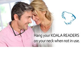 Koala Readers Full Frame Shiny Clear +2.00