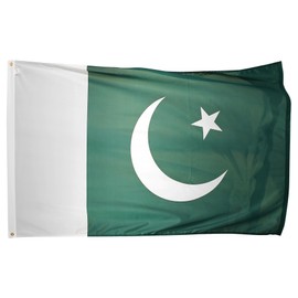US Flag Store Pakistan-35P Pakistan Flag 3ft x 5ft Super Knit Polyester