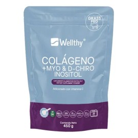 Wellthy Colageno Hidrolizado, Myo & D-chiro Inositol 450g