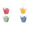 Demmler Muffin Tulip Wraps Set – Cupcake Cases in Red,