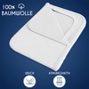 Dreamzie Mattress Protector 140 x 200 cm, Waterproof, Made in