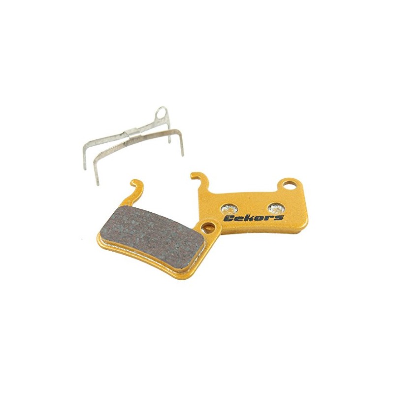 Gekors Metallic Bicycle Disc Brake Pads Shimano XTR/Deore/XT/SLX/Hone/Alfine, 1 Pair