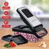 Brentwood Food Chopper and Vegetable Dicer with Storage Container and