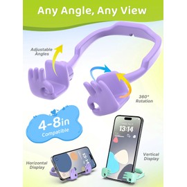 Stocking Stuffers for Teens Girls Women Gifts: Cell Phone Holder OK Sign Adjustable Phone Holder for Desk Gift for Adults Kids Teenage Birthday Funny Cool Gadget Trendy Stuff Ideas Gifts for Christmas