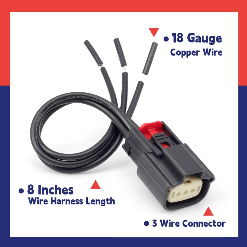 Dusledel Ignition Coil Connector Harness Compatible with Ford V6 V8