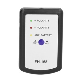 Qiilu Speaker Polarity Tester, Phase Tester Audio Speaker Horn Positive Negative Polarity PH Phase Meter for Car