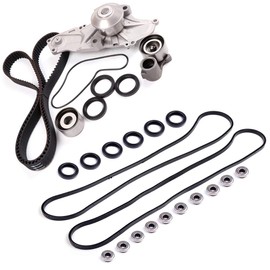 HUBDEPOT Engine Timing Belt Kit with Valve Cover Gasket Set For Acura CL,For Acura MDX,For Acura TL,For Honda For Accord,For Honda Odyssey,For Honda Pilot, 3.0L,3.2L,3.5L,