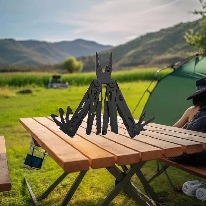 Raxco Gifts for Man, 15-in-1 Multitools with Pliers, Multi Tools