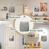 Surplex Pack of 2 Grey Wall Hanging Storage Bag, Waterproof