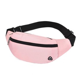 Bumbags Waist Fanny Packs for Men Women Fashion Bum Bag with Adjustable Belt for Sport Running Hiking Jogging Travel Cycling Walking Dog Boys Ladies (Pink)