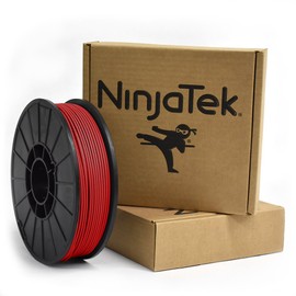 NinjaTek 3DNF03129010 NinjaTek NinjaFlex TPU Filament, 3.00mm, TPE, 1kg, Fire (Red) (Pack of 1)