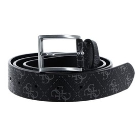 GUESS Vezzola Adjustable Belt W105 Dark Black - Can be Shortened, Dark Black