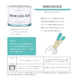 Salon Quality, Japanese Hair Removal Wax, Whole Body, For Wide Range of Hair Removal, Paper Free, Oriental Warbo ROBIN's EGG BLUE 14.1 oz (400 g) Can