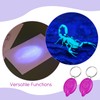 VIHOSE 100 Pcs UV Keychain Light 395nm Mini UV Keychain