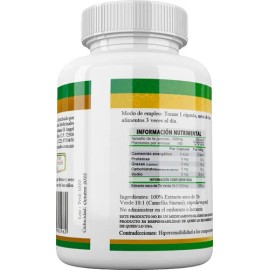 Healthy Superfoods Te Verde Premium Concentrado 10:1 100 Capsulas Sabor Natural