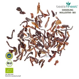 tea`s finest® Darjeeling Mullootar FTGFOP1 First Flush Black Tea - Organic (250 g)