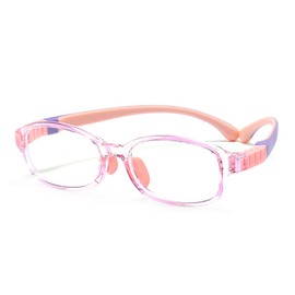 Children's Anti-blue Glasses Frame Blue Light Blocking Teen Tr90 Flexible Goggles Kids Eyelasses Clear Lens for Boys Girls