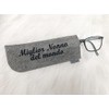 Goldi-Design Miglior Nonno del Mondo Glasses Case, grey/black