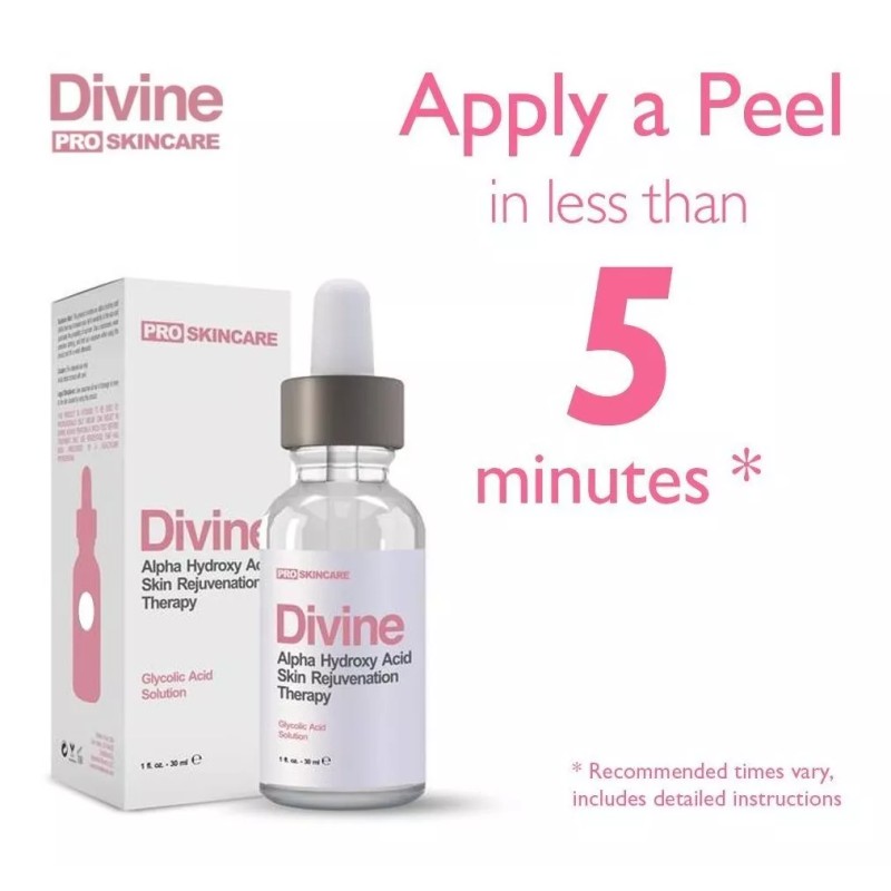 Divine Derriere El Ácido Glicólico Al 40% Peeling Químico -