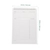 Operitacx Undated Daily Planner Notepad for Tear-Off Portable Planning Notebook