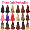 French Curly Braiding Hair 24 Inch 8 Packs - Pre