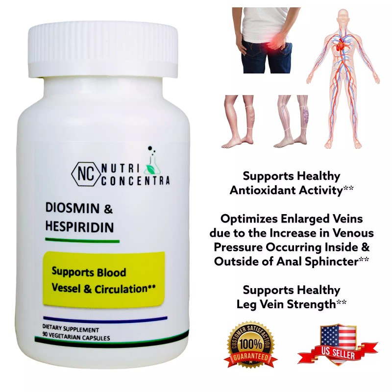 NutriConcentra Healthy Blood Flow, Healthy Blood Vessels, Biomedical formula, 90