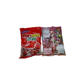 Bon Bon Bum Surtido/Bon Bon Bum Assorted & Rojo Fresa/Strawberry Lollipops 2 Pack 48 Counts