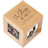 Personalization Universe The Story of Us Engraved Wood Cube