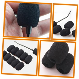 CORHAD Microphone Foam Covers 50pcs Mic Windscreen Socks for Lapel Headset Replacement Caps