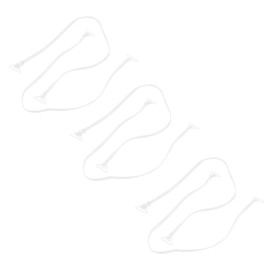 VOCOSTE Bra Straps, Shoulder Straps, Elastic Strap, Adjustable, Replacement, 3 Pairs, white