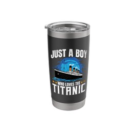 Boys who just love the RMS Titanic Stainless Steel Insulated Tumbler