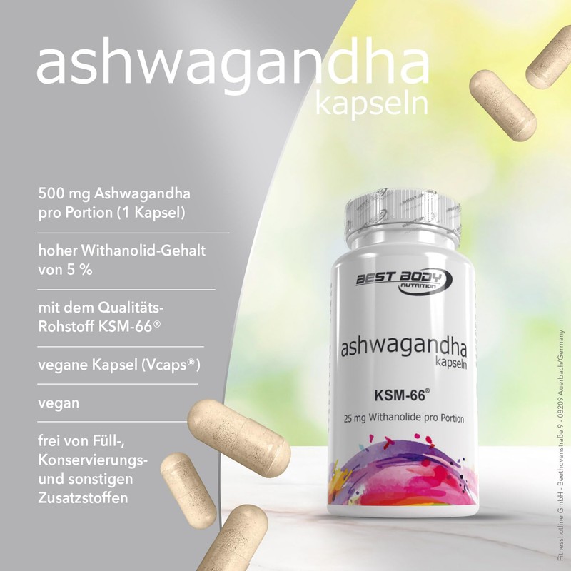Best Body Nutrition - Ashwagandha capsules with quality raw material