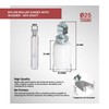DOJA Industrial | Nylon Sliding Castors | 25 mm x