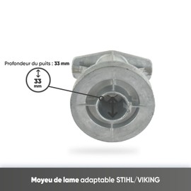 GREENSTAR - Blade holder suitable for Stihl, Viking lawnmowers - replaces original Viking 6118-702-5000/6118-702-5001