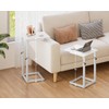 Vagusicc C Shaped End Table, 33"C Table End Table Adjustable