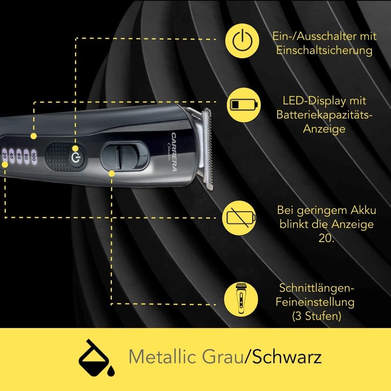 Carrera Beauty Classic 6in1 hair clipper Grey